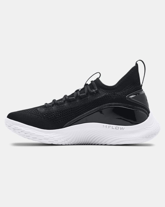 Unisex Curry 8 Team Basketball Shoes, Black, pdpMainDesktop image number 1